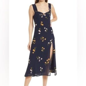 Reformation Fulton Floral Midi Dress‎ in Princess Margaret Size 4